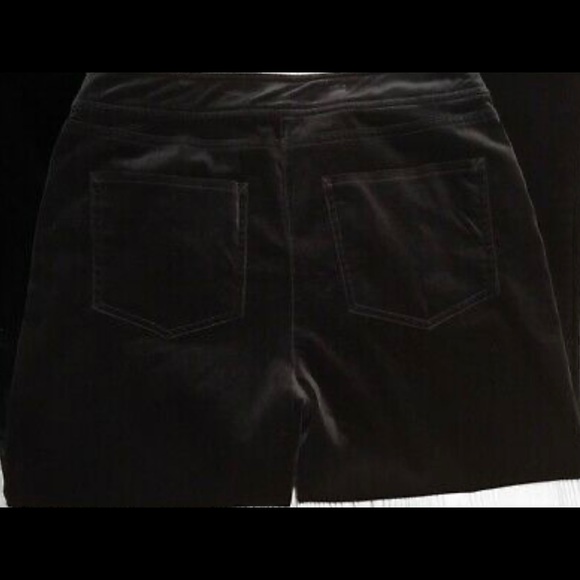 EILEEN FISHER BLACK VELVET PANTS 👖 - Picture 4 of 8